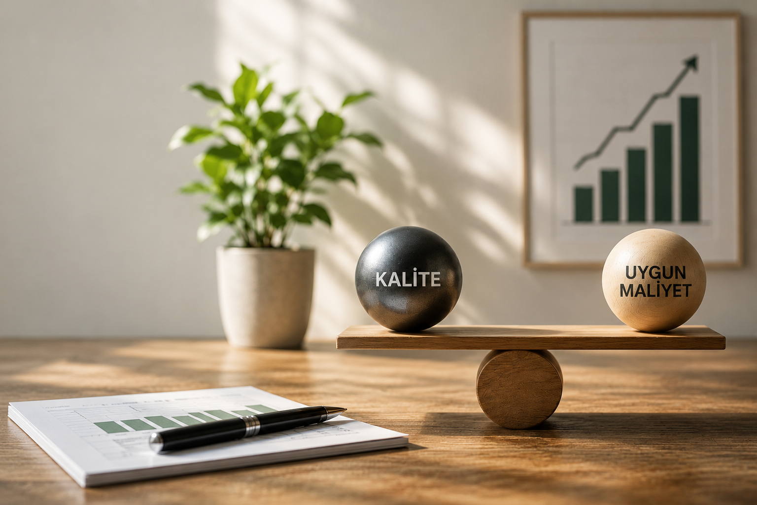 Kaliteyi uygun maliyette sunma dengesi